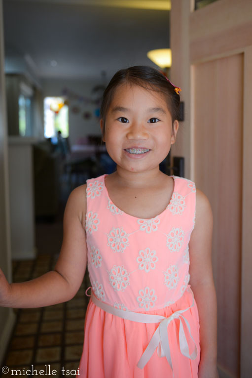 The birthday girl. (The birthday boy had long since ditched me for the bounce house and so couldn't be bothered with picture taking).