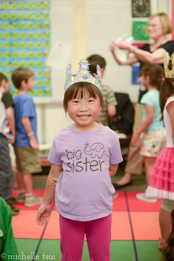 This is the crown she got for her summer birthday.