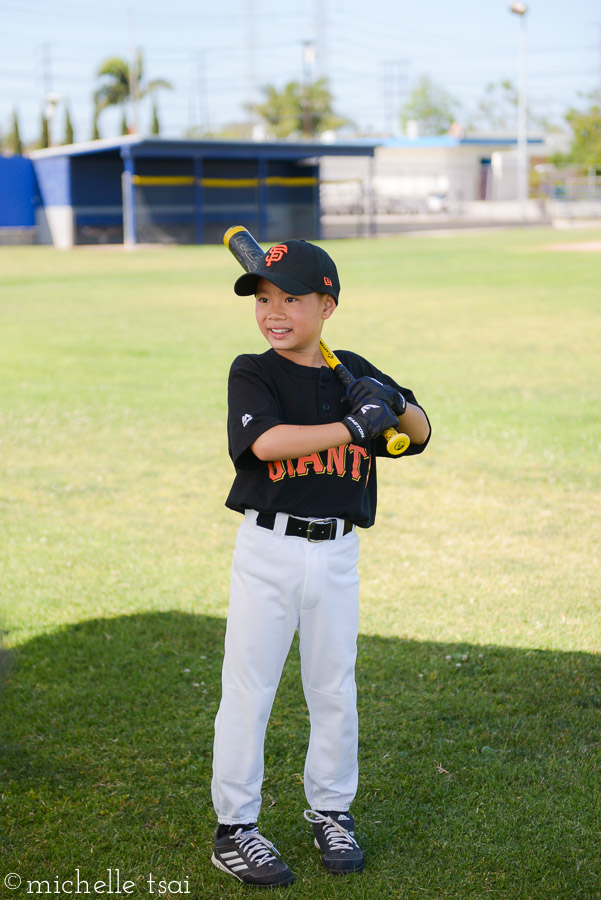 So yes, I wish baseball would have come a little easier for him, but I'm proud of my boy for hanging in there even though it wasn't.