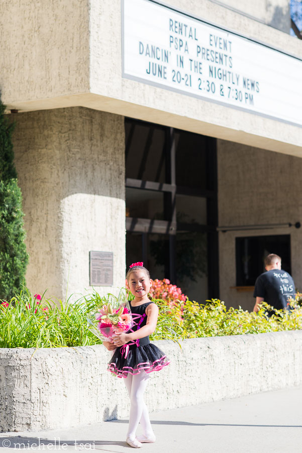 Flowers for our dancer girl.