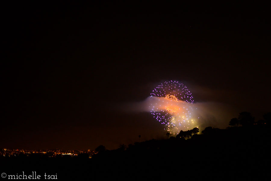 These fireworks.