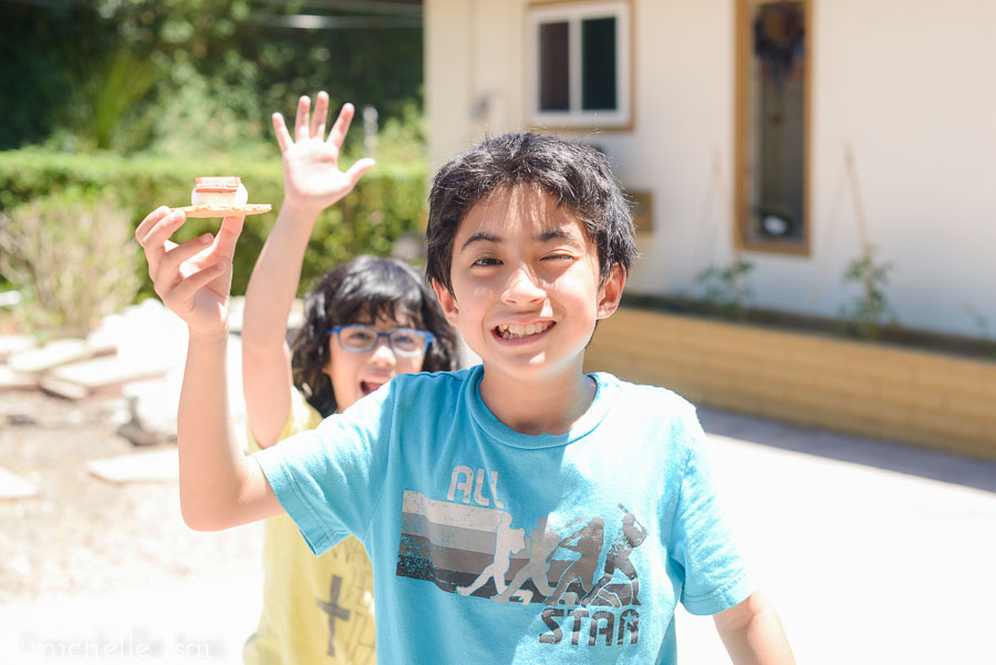 Photo-bombing little sisters. Gotta love 'em.