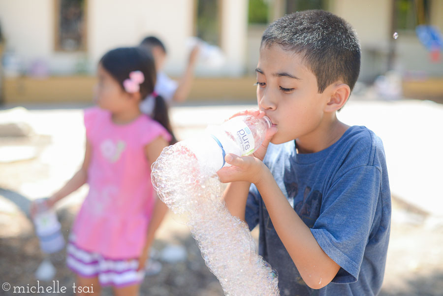 You can never be too old to enjoy bubbles, right?