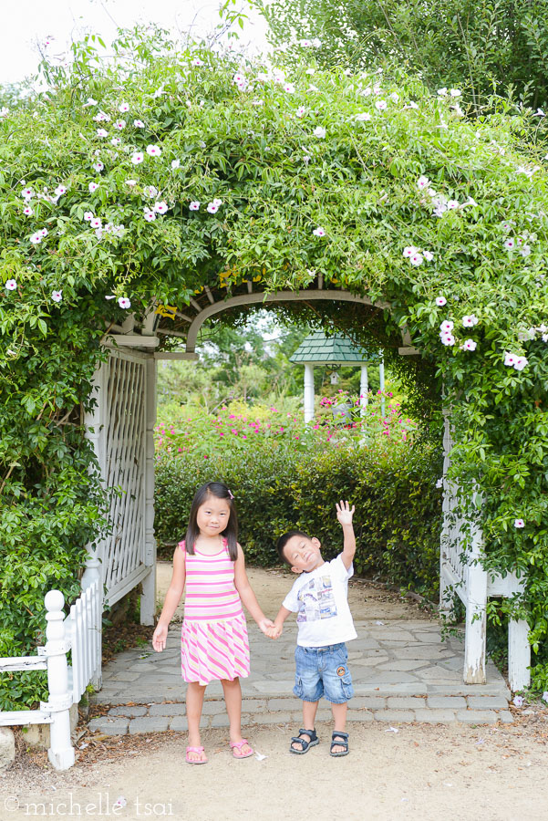 We first found ourselves in the children's garden.