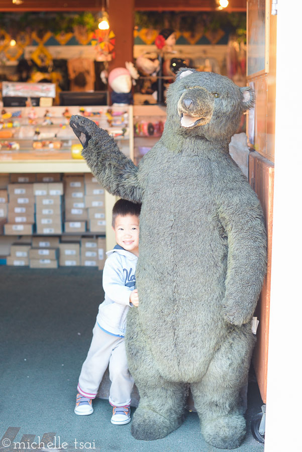 We ran into Jonah's best buddy again when the girls decided they for sure wanted the souvenir that came from this store.