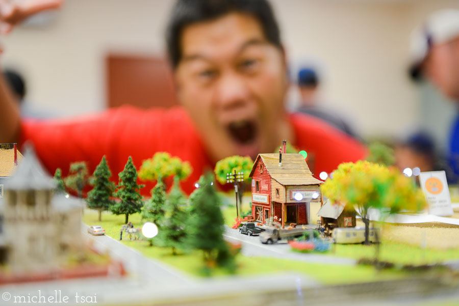 Look! It's a giant about to attack this sweet little village!