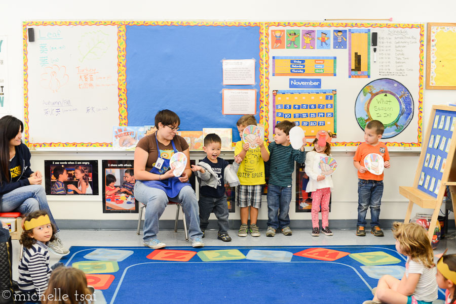 First, I swung by Jonah's preschool for their little party. Low-key but perfect for the little guys. The teacher led them in a song about five little turkeys and they each took a turn waddling back to their seat. Jonah was very eager to be one of the little turkeys. Apropos.