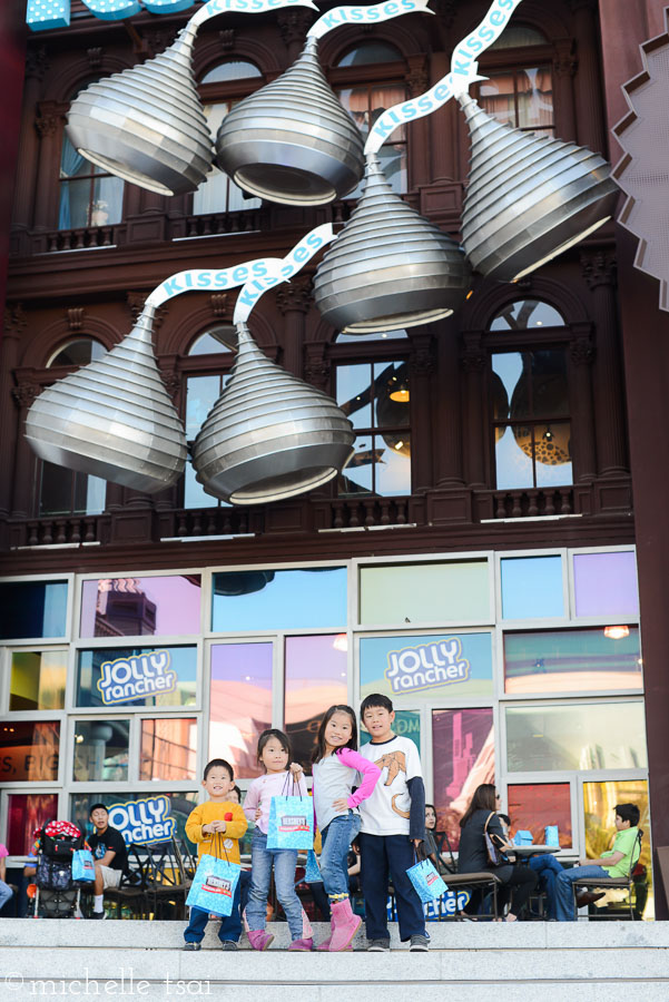 We didn't do a whole lot of exploring in the city and pretty much made it as far as the giant Hershey's store on foot.