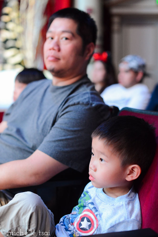 And sitting in the theater was last of our Frozen experience. The boy was not sure what to make of all this.