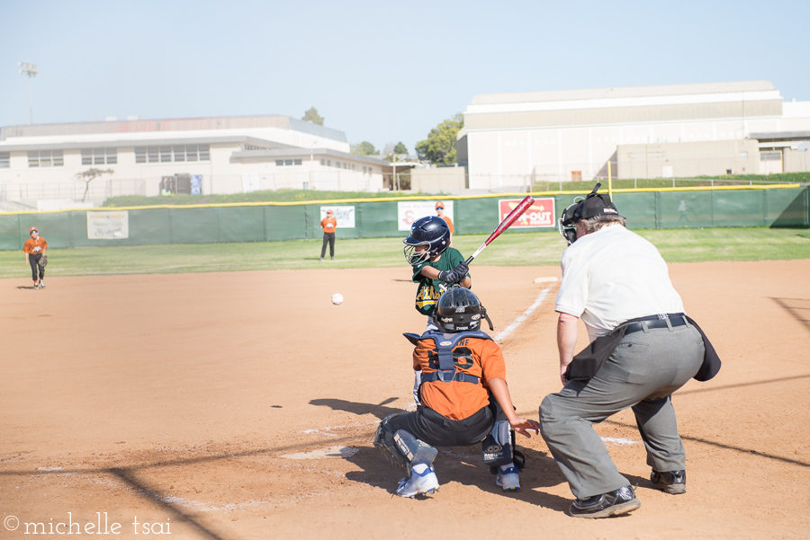 Our little lefty.