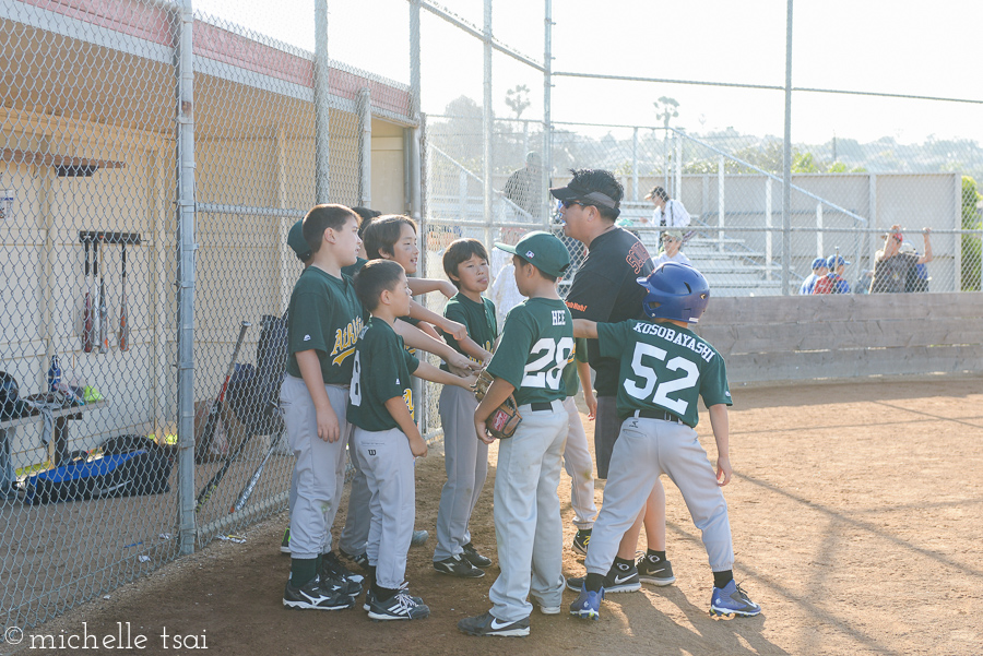 Team huddle.