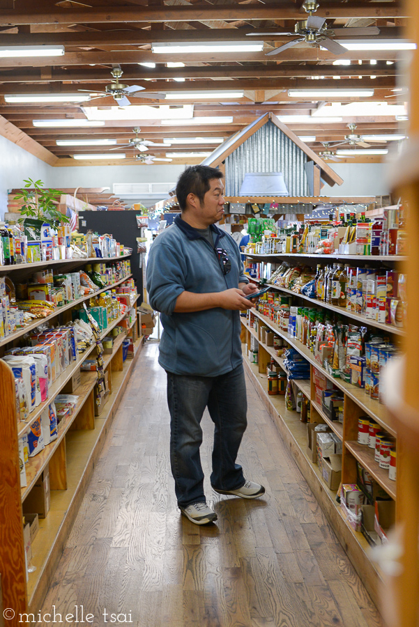 And found the cutest little market that was pretty much the opposite of Costco. Meaning, they sold everything in near single-serving packages and nothing in bulk. Wouldn't quite work in my real life of feeding six every single day. But worked quite nicely for my fake vacation life. Real wood floors!