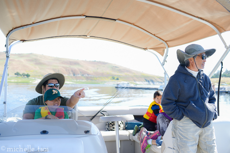 The kids each took a turn being first mate. (All nautical terms in the post brought to you by the opening song of Gilligan's Island. And they say you don't learn anything watching TV.)