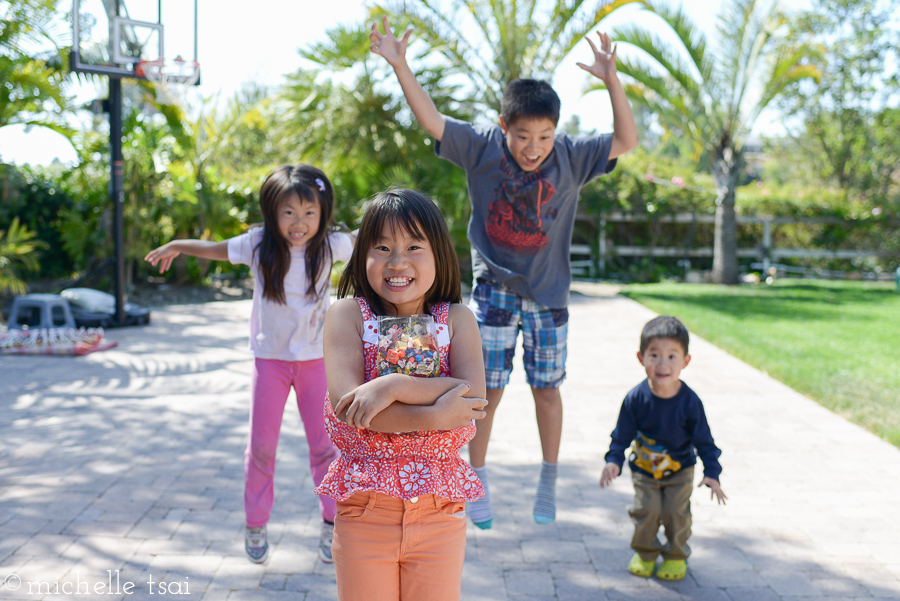 Once we got home, there was much cheering and jumping for joy.