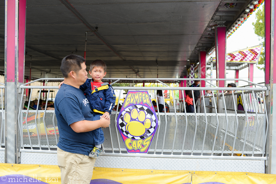 The heartbreak over not being tall enough to ride.