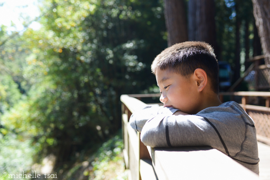 Nature loving boy.