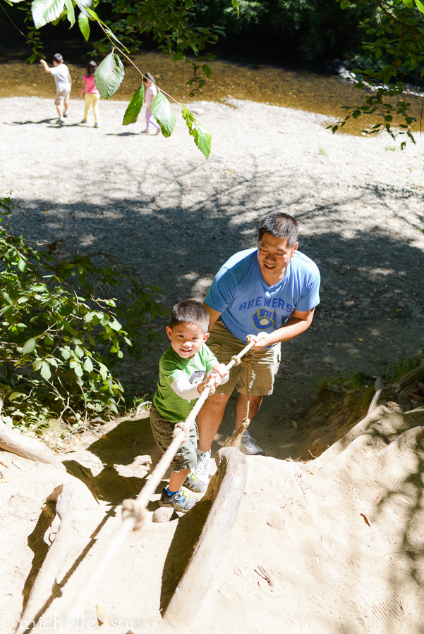 He insisted on going down by himself.