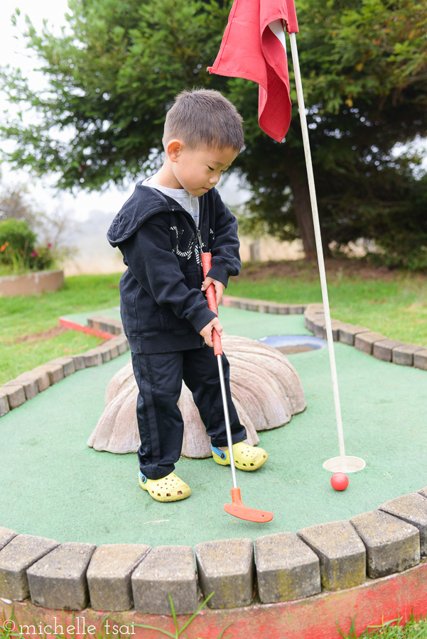 The orange ball was blocking his shot, after all.