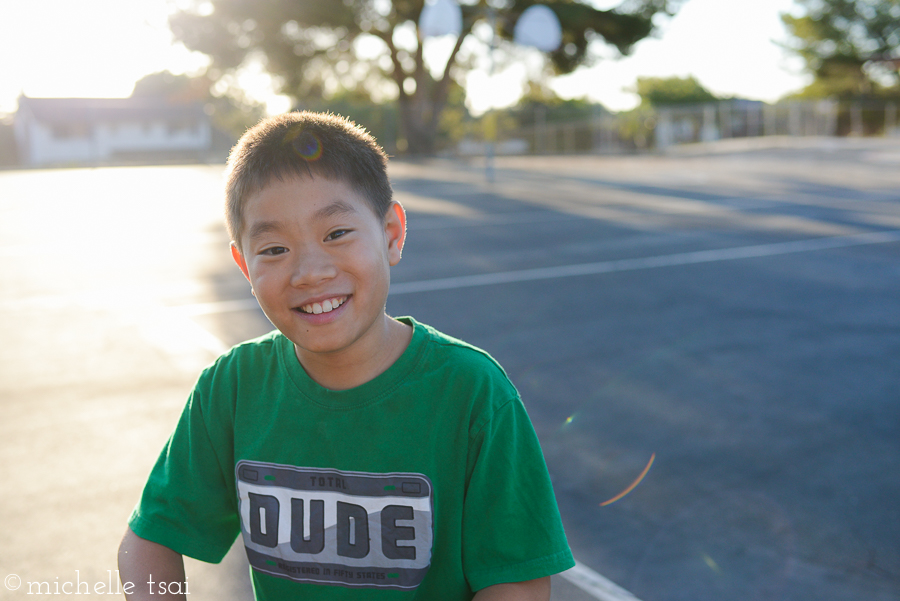 We reminisced about when he first learned to ride his bike in the backyard of the lemon tree house. Except he kinda already knew how to ride so it took like five minutes.