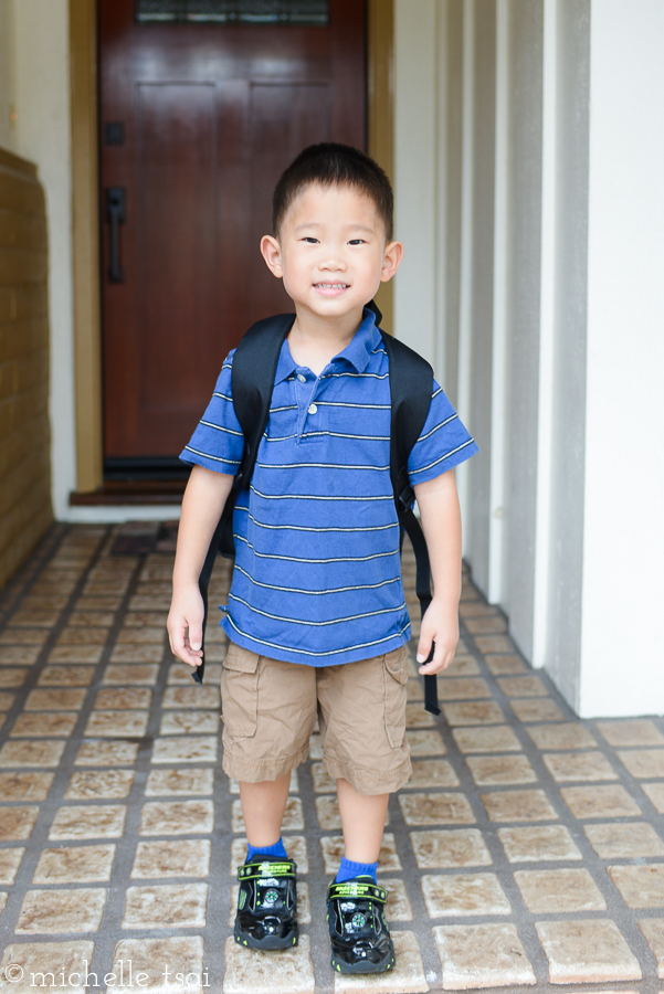 This is his cheese face even though I've never told him to say "cheese" before in his life. Whatever, man.