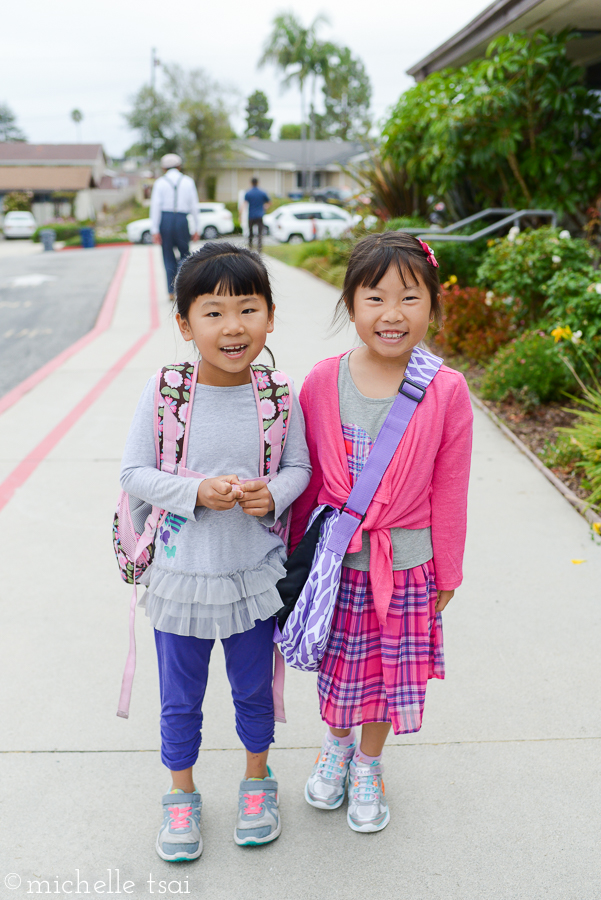 These two were so happy to be in class together again this year. Better yet, they're seat partners, too!