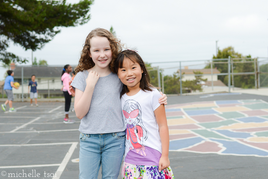 These two were so happy to finally be in class together after three years apart.