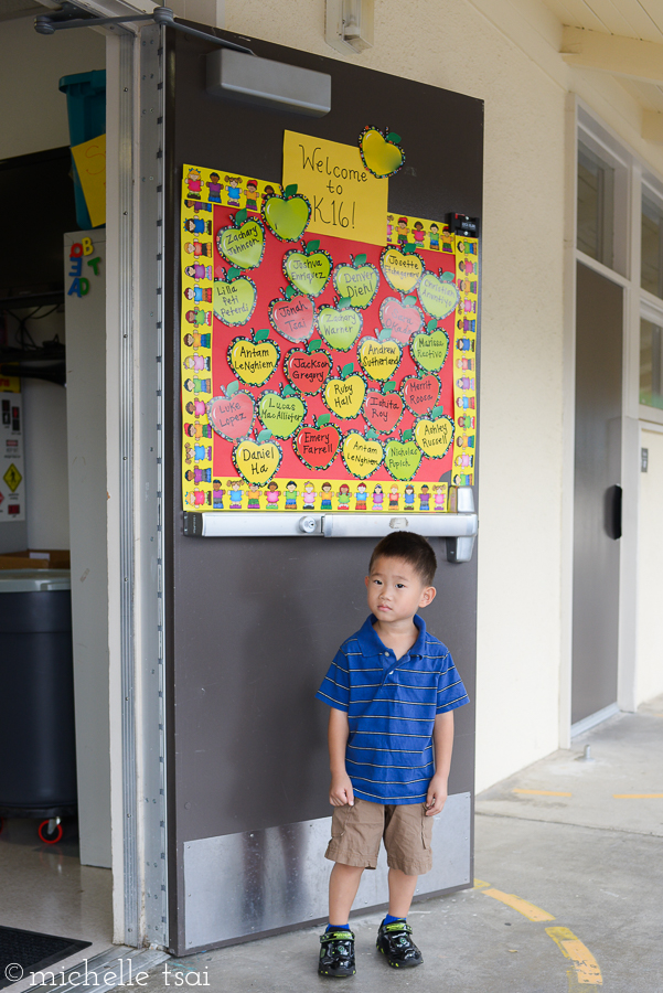 Once there, he was not at all interested in standing outside the door taking more pictures.