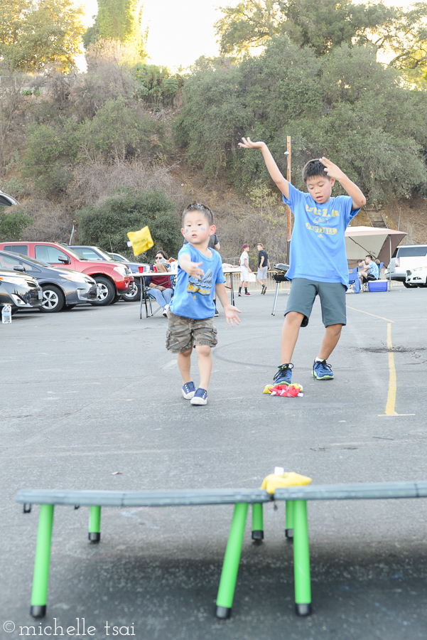 Mikey's dance moves that he's been perfecting since age 3 on the basketball court. Never mind playing, the boy's got moves to bust.