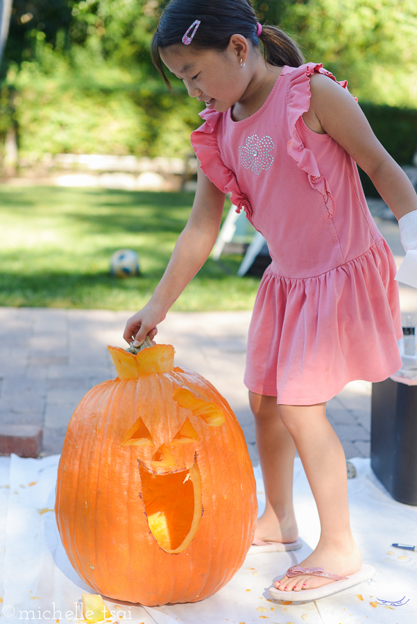 See? Crazy thick pumpkin flesh.