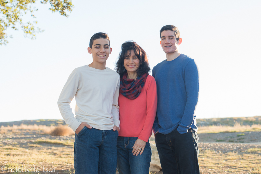 Mama and her boys. She's the reason they agreed to do this session. Such Good boys. (Heheheh, see what I did there?)