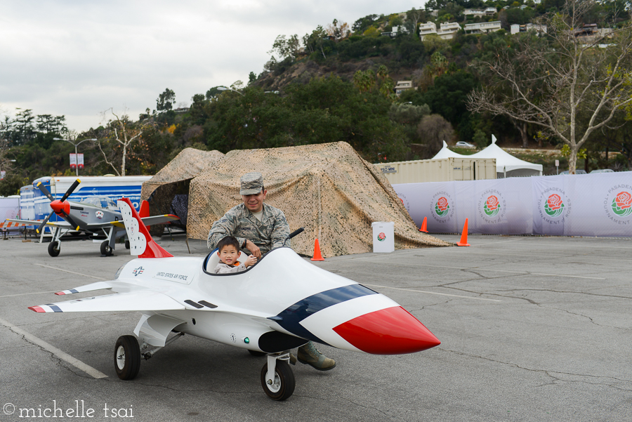 Aw well, at least the kids got to ride in a mini airplane with a real army guy!