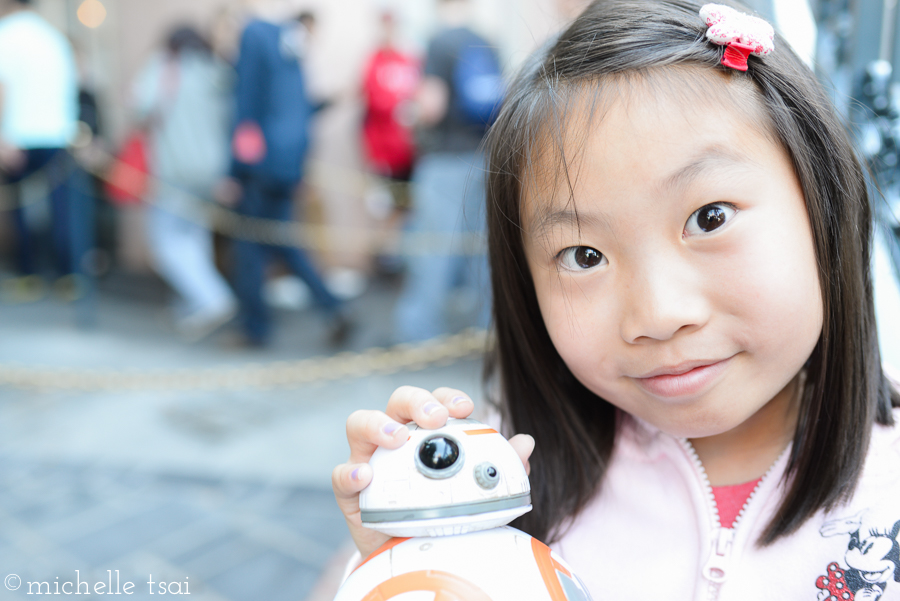 Good thing she had BB-8 to keep her company while waiting for the others to finish running around in the treehouse.